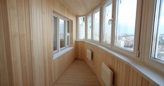 Внутренняя отделка лоджии Обнинск, цена от 209 руб. м2